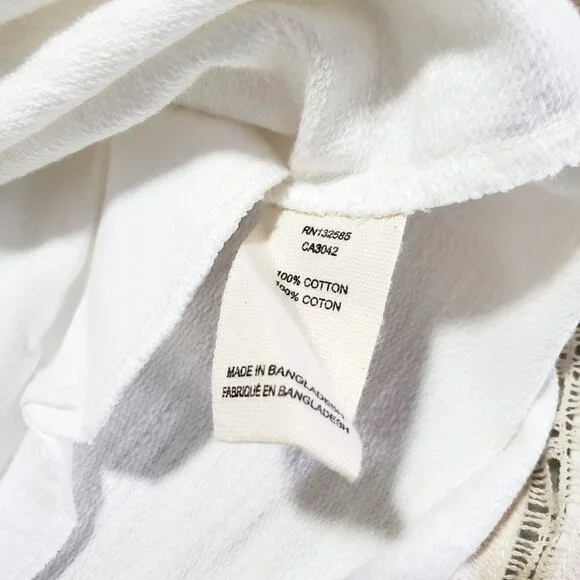 NWT Greylin White Tunic Dress Coastal Resort 100% Cotton Dress Pockets Size  0 - Picture 10 of 12